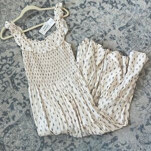 Alexander Jordan cream maxi dress